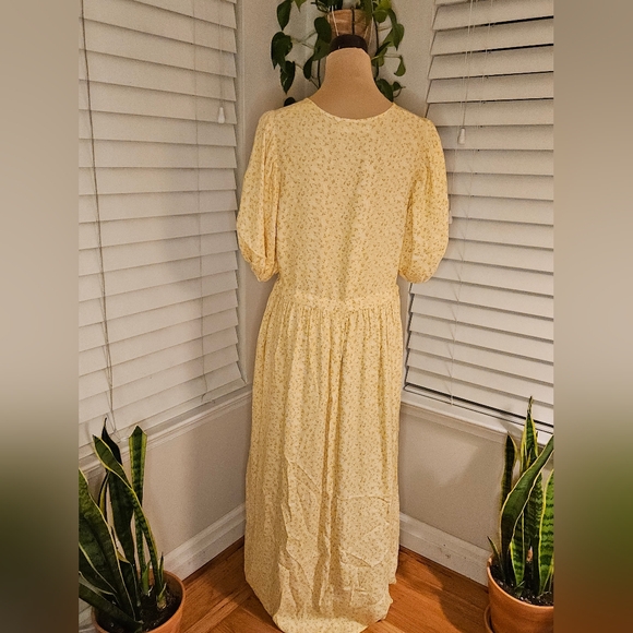 Christy Dawn Yellow Floral Maxi Dress - Picture 2 of 5